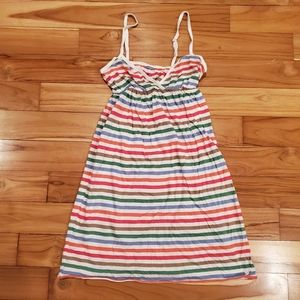 Colorful striped nightgown